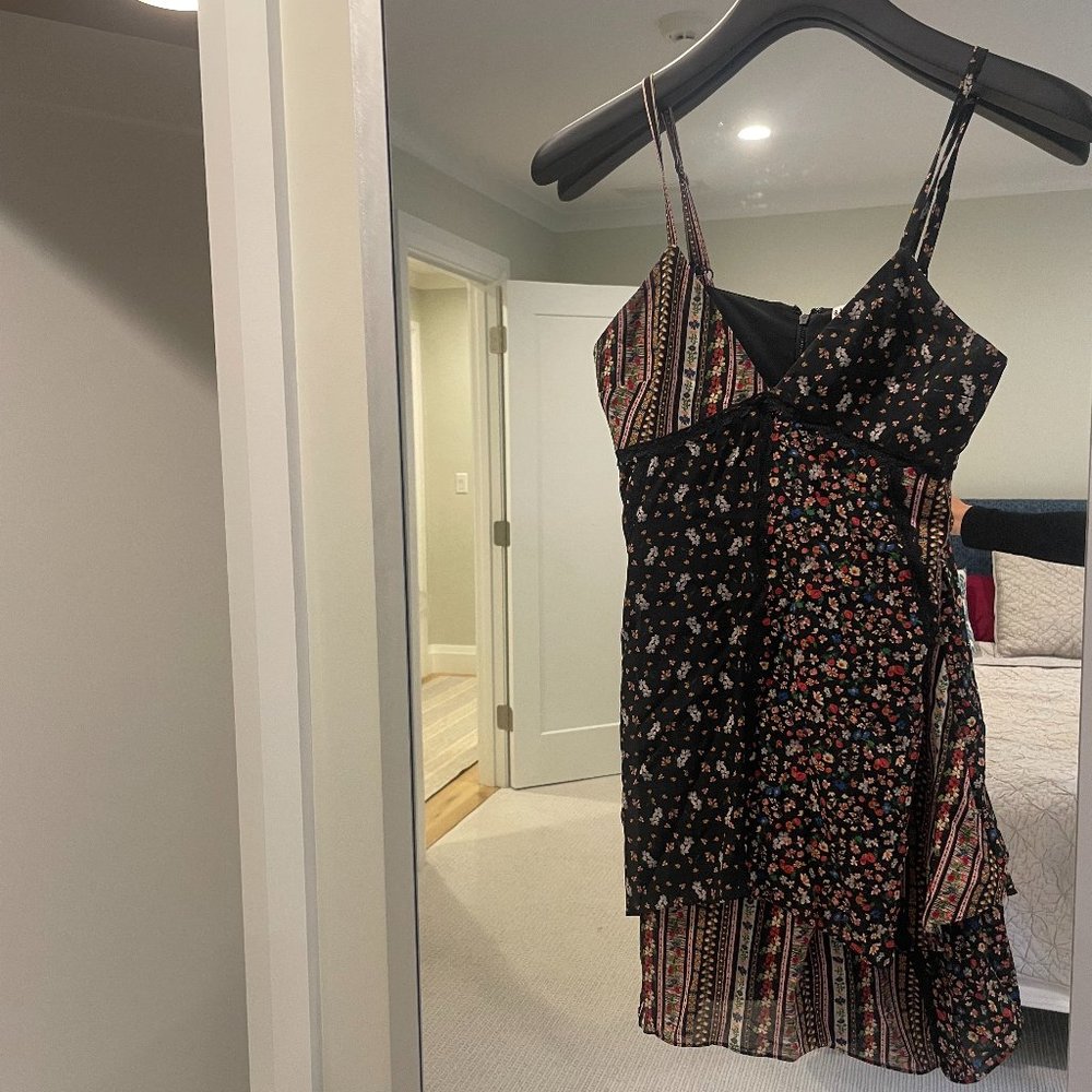 Alice and Olivia Printed Mini Dress